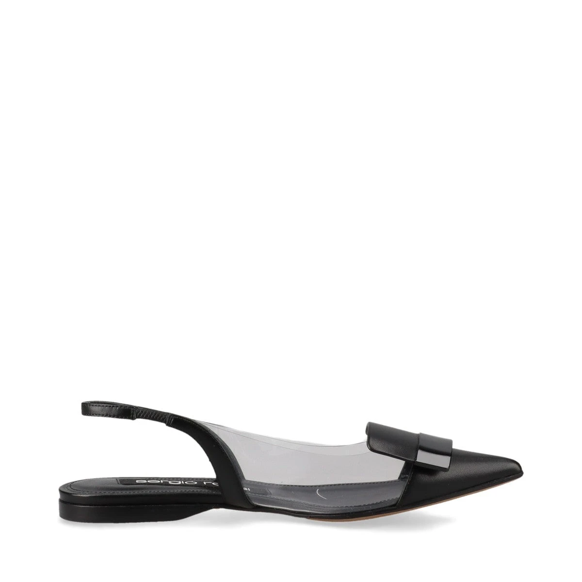 美品 sr1 セルジオロッシ スウェード ブラック パンプス 36 パンプス ブラック ローヒール: 45mm, sr1 - Pumps Black