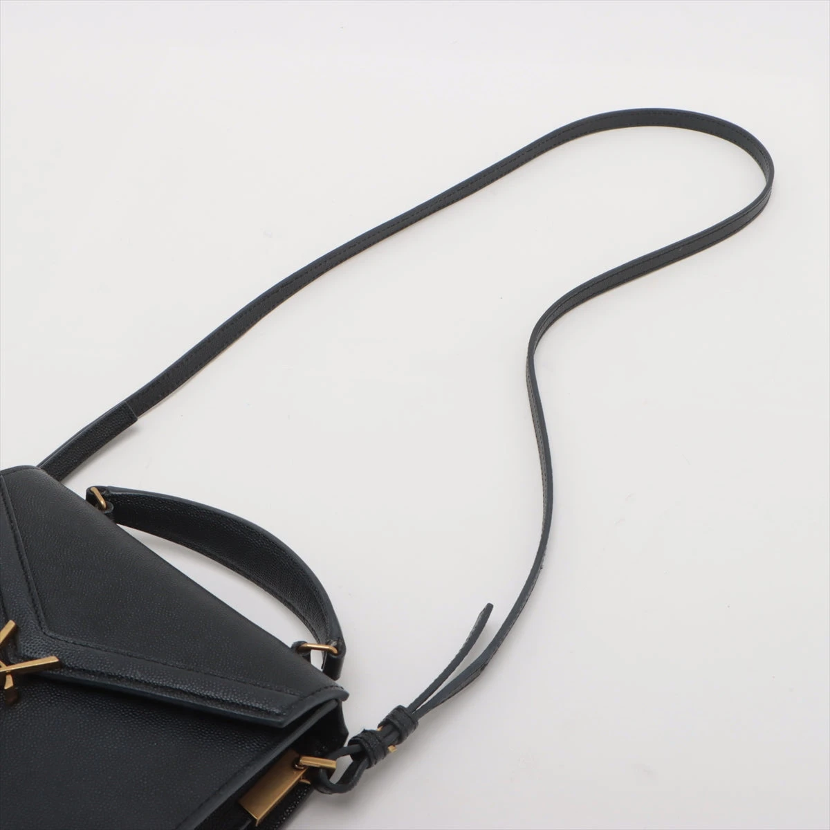 美品　サンローラン　パリ　レザー　2way ハンドバッグ　ブラック 楽天市場】【中古】SAINT LAURENT PARIS(サンローランパリ
