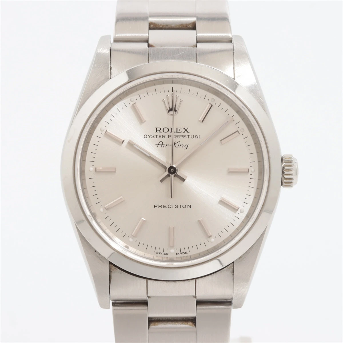 ロレックス エアキング 14000M SS AT シルバー文字盤 A3432975｜中古 