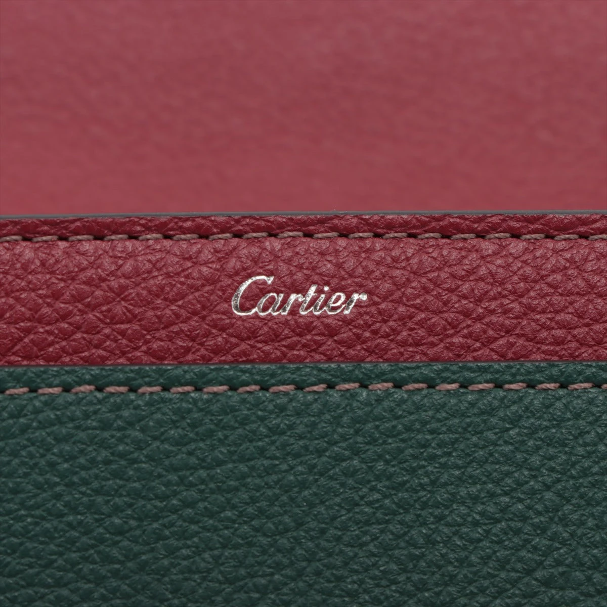 極美品】カルティエ 長財布 折り ガーランド ドゥ 総柄 レザー