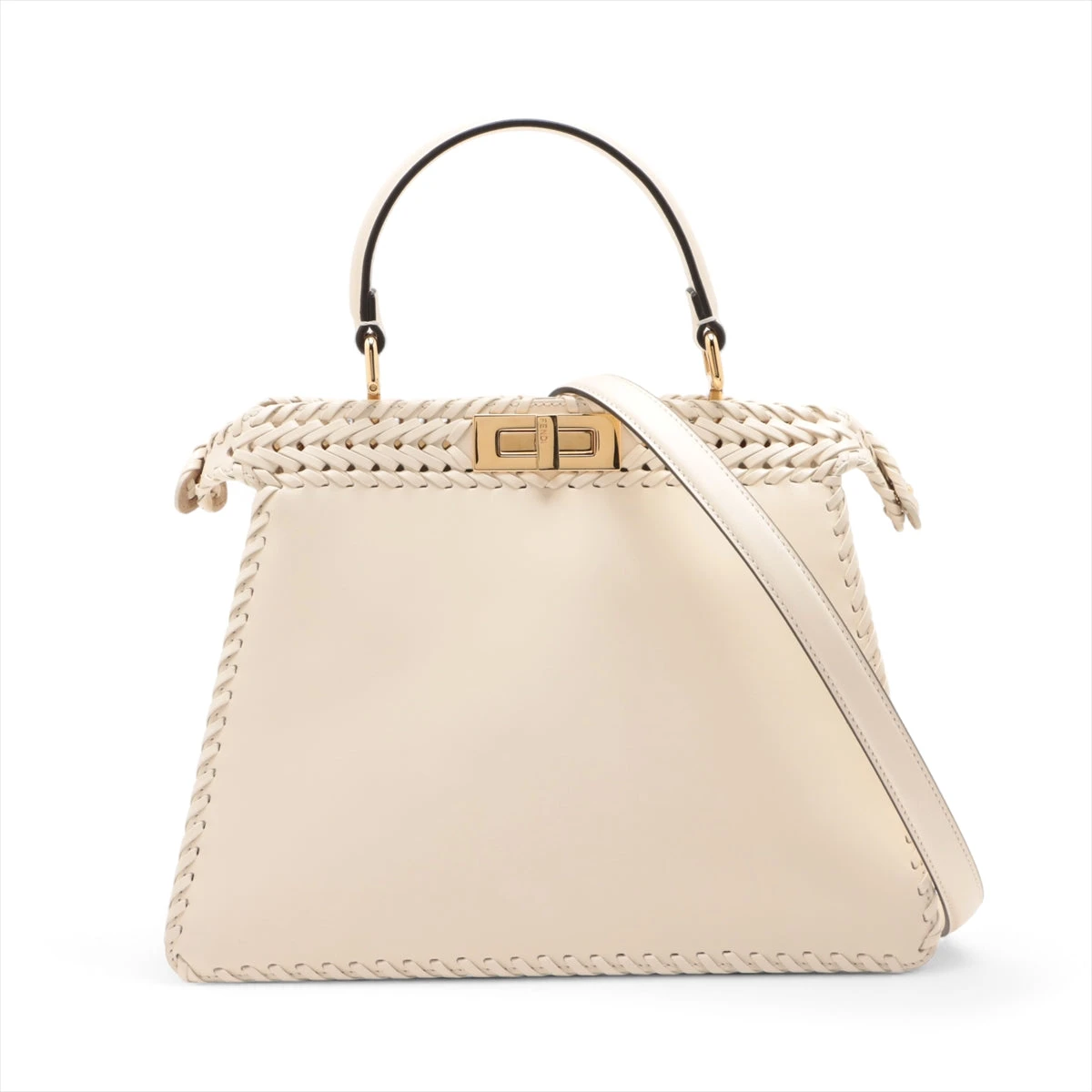 フェンディ ピーカブー アイシーユー　ミディアム ベージュ フェンディ ピーカブー アイシーユー ミディアム ベージュ FENDI