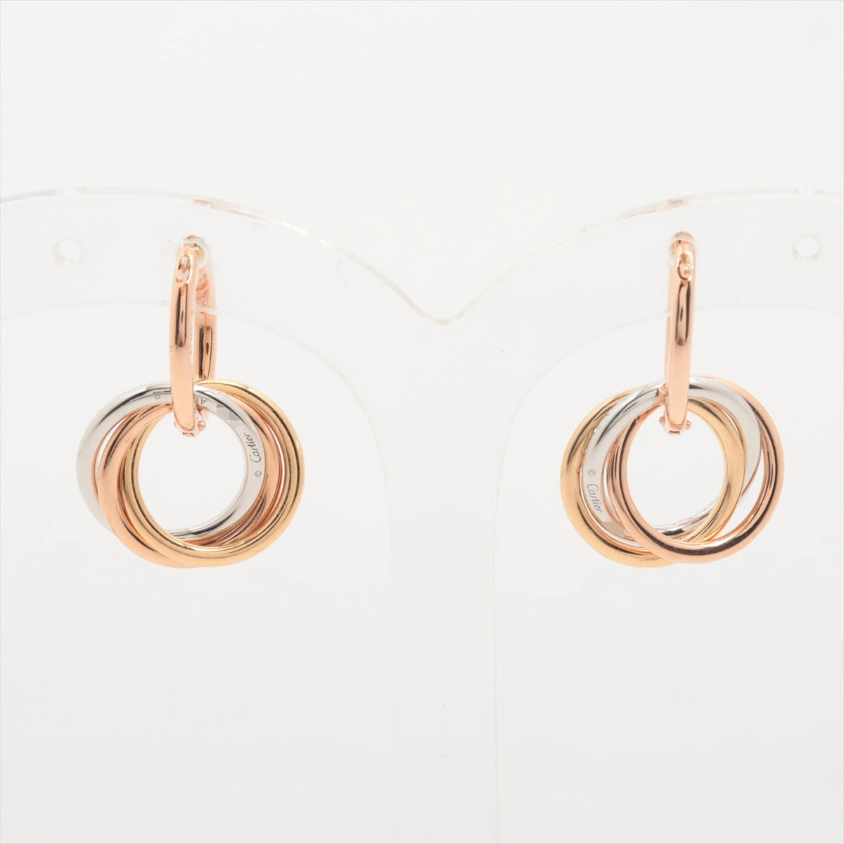 カルティエ　トリニティ　ダイアピアス 最終値下げ CARTIER カルティエ トリニティ ダイヤモンド ピアス K18