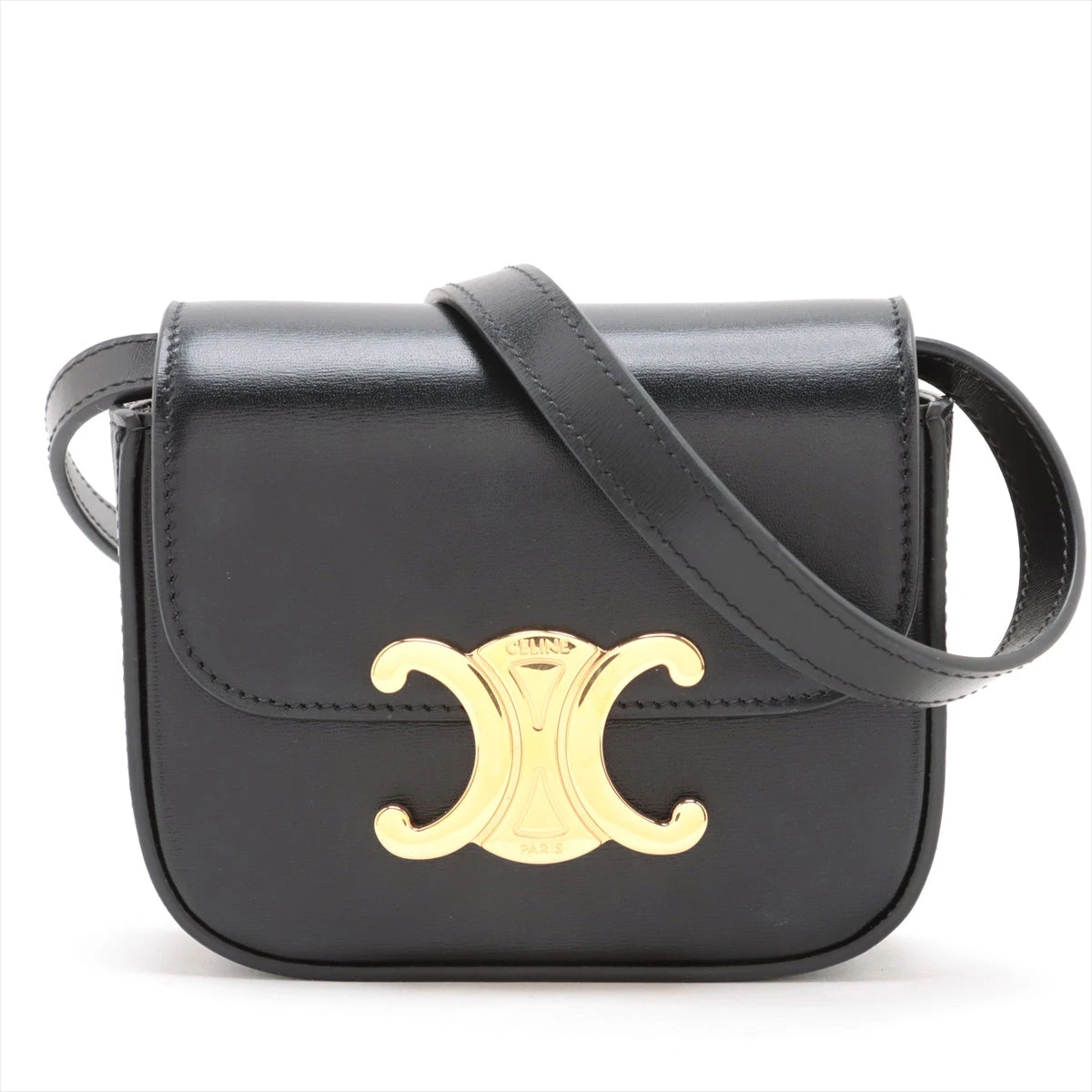 極美品✨セリーヌ トリオ ミニ ショルダーバッグ レザー 3室 フィービー期 CELINE セリーヌ トリオミニショルダー ショルダーバッグ カーフ