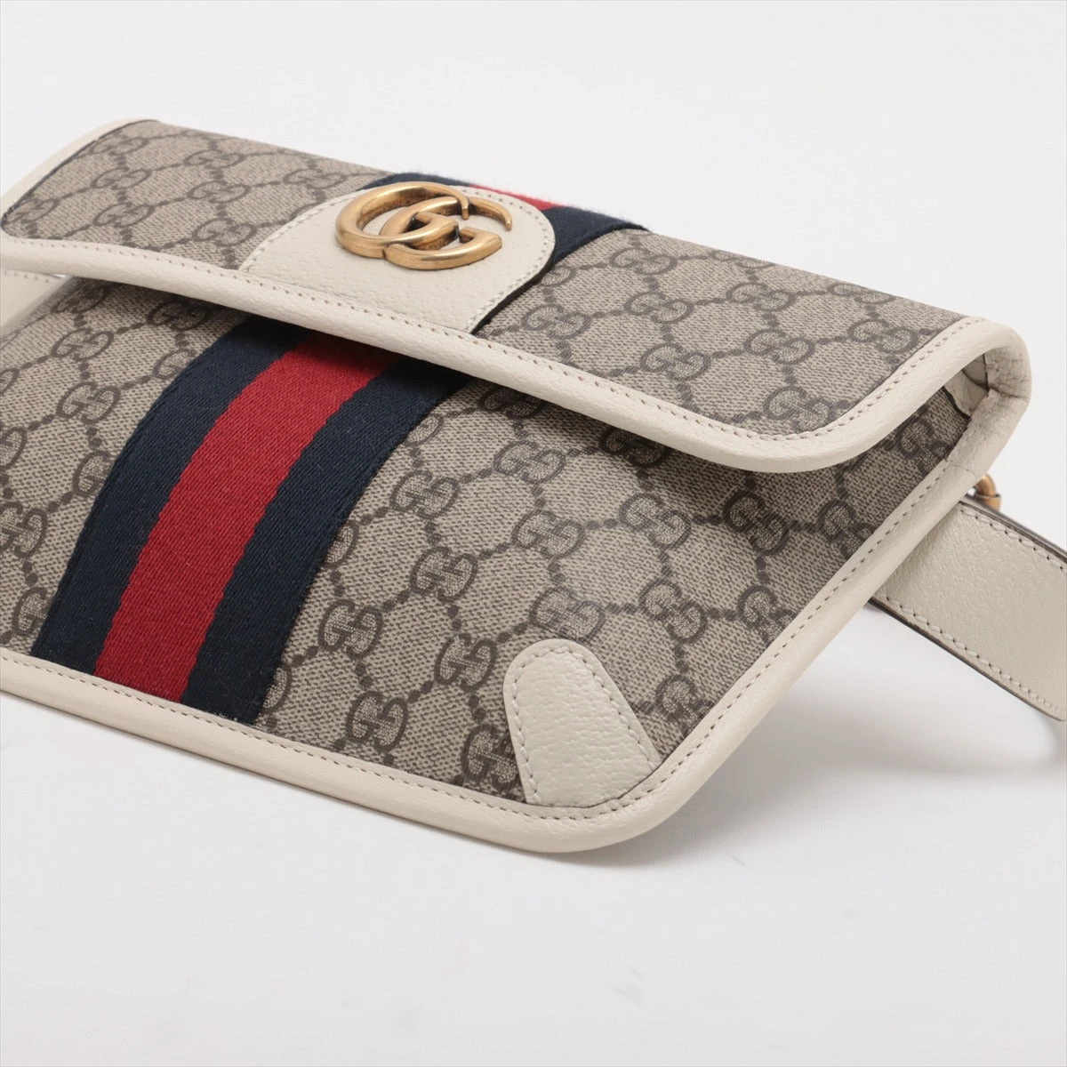 グッチ GUCCI マルチポーチ pvc GGスプリーム ロゴ金具