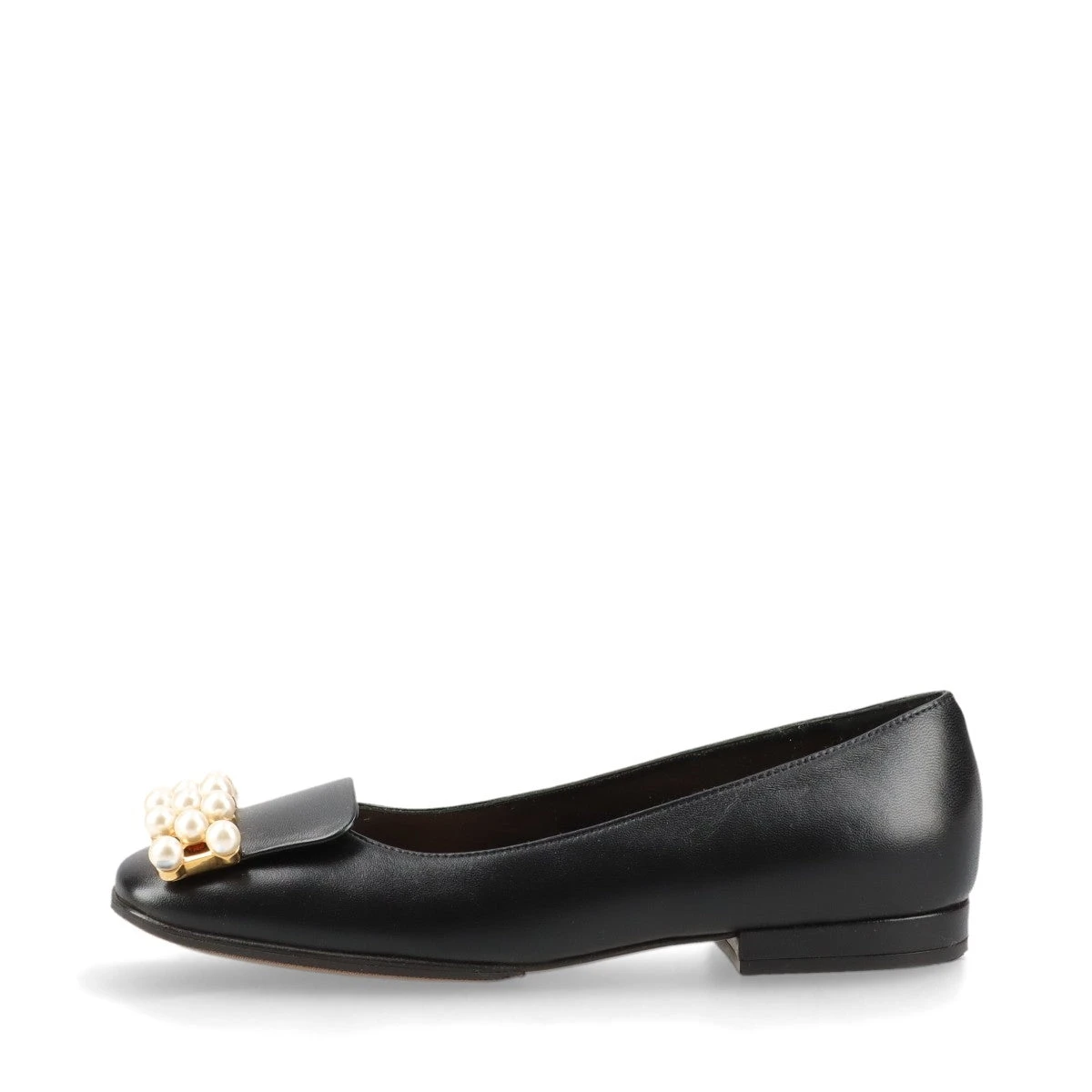 sergio rossi♡サテン×ラインストーンサンダル37 1/2新品未使用 サンダル ブラック ローヒール: 15mm, sr Jane - Sandals Black