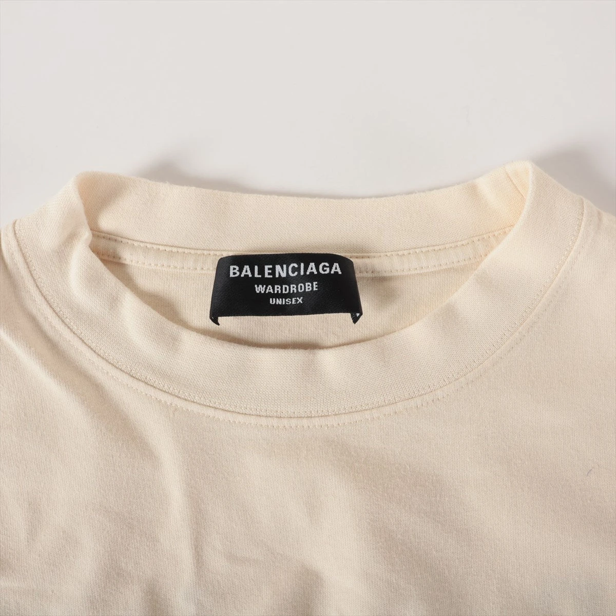 バレンシアガ 21年 コットン Tシャツ L メンズ ベージュ 641675 