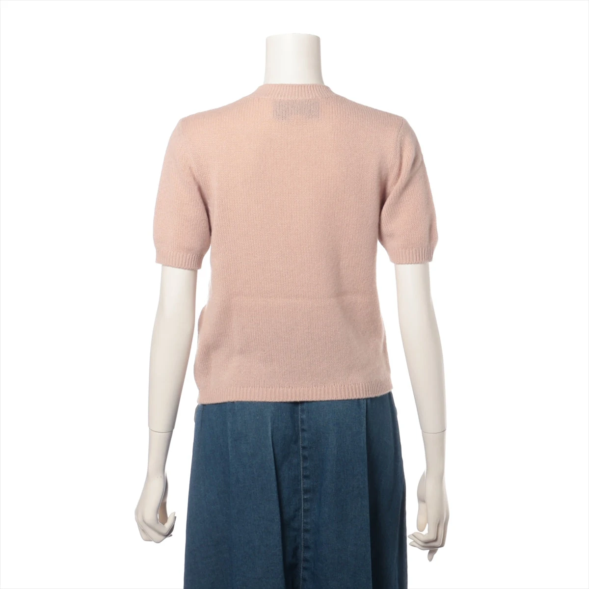 GUCCI 半袖ニット ピンク GG knit wool top in pink | GUCCI® NL