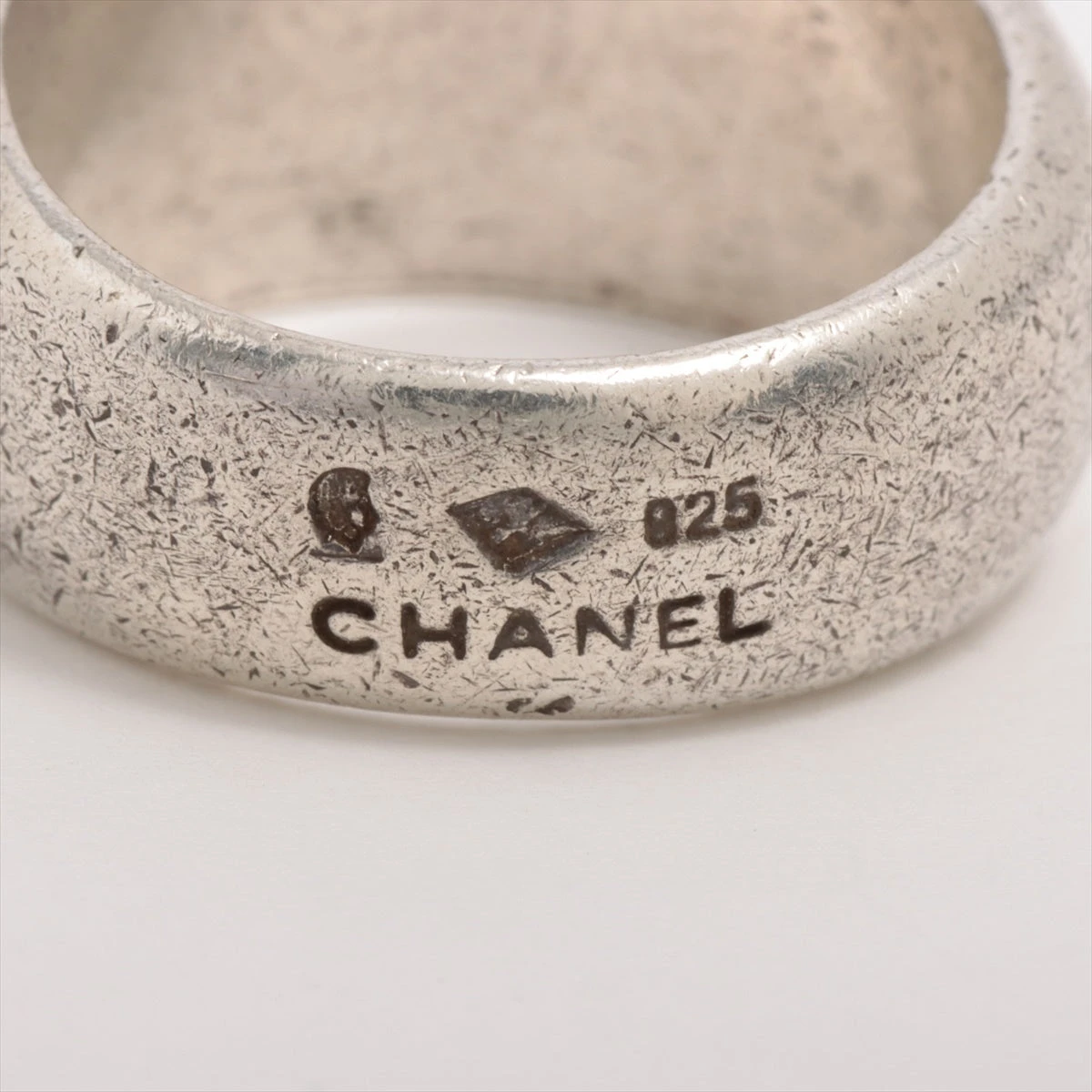 シャネル ロゴ リング 925 13.1g シルバー A3418052｜中古
