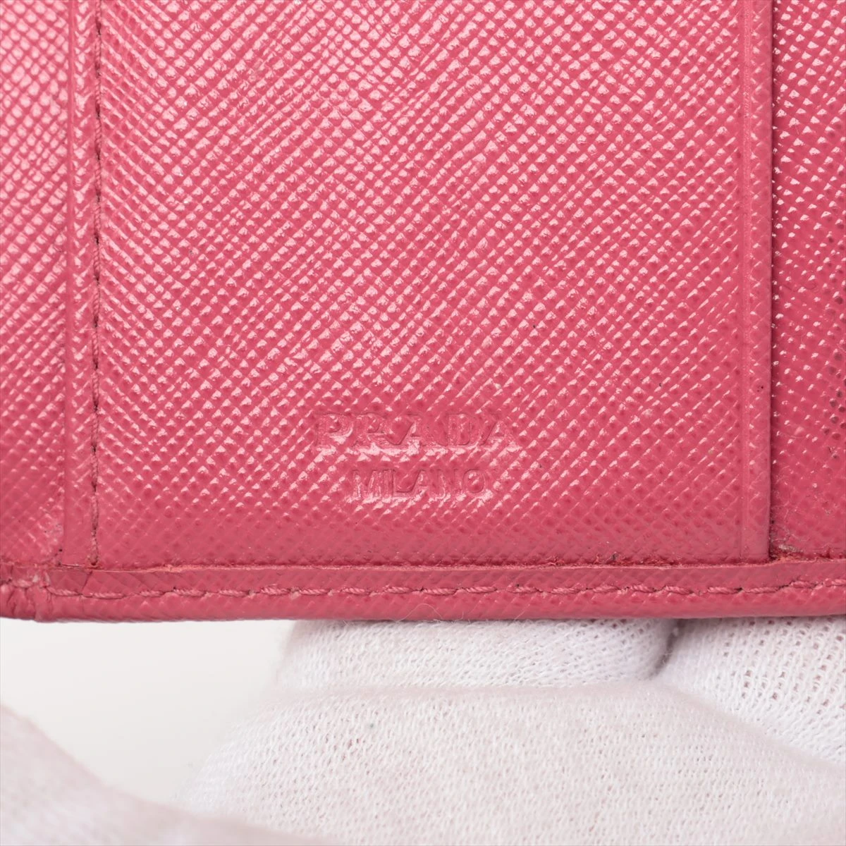 プラダ サフィアーノメタル 1M0176 レザー コンパクトウォレット