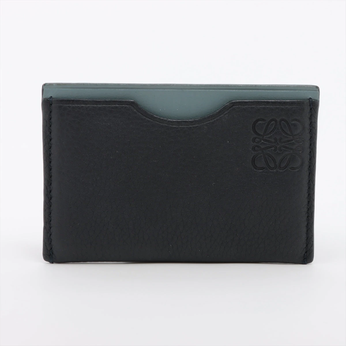 ロエベ 名刺入れ ネイビー系 ロエベ カードケース ネイビー