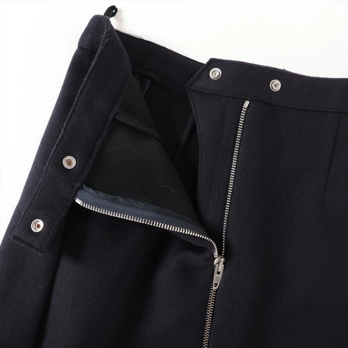 セリーヌ フィービー期 ウール×カシミヤ スカート 38 レディース