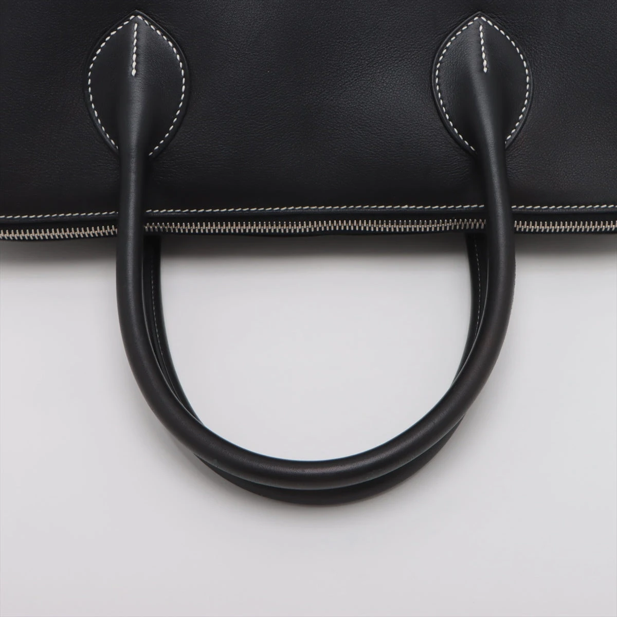 エルメス ボリードリラックス45 ヴォーシッキム ブラック シルバー金具