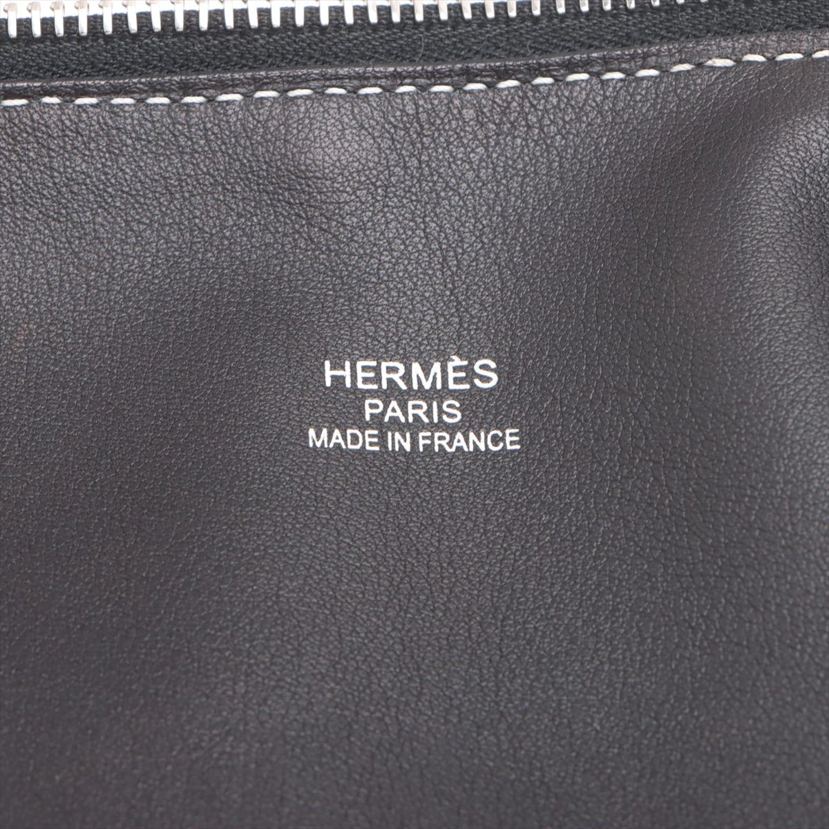 エルメス ボリードリラックス45 ヴォーシッキム ブラック シルバー金具