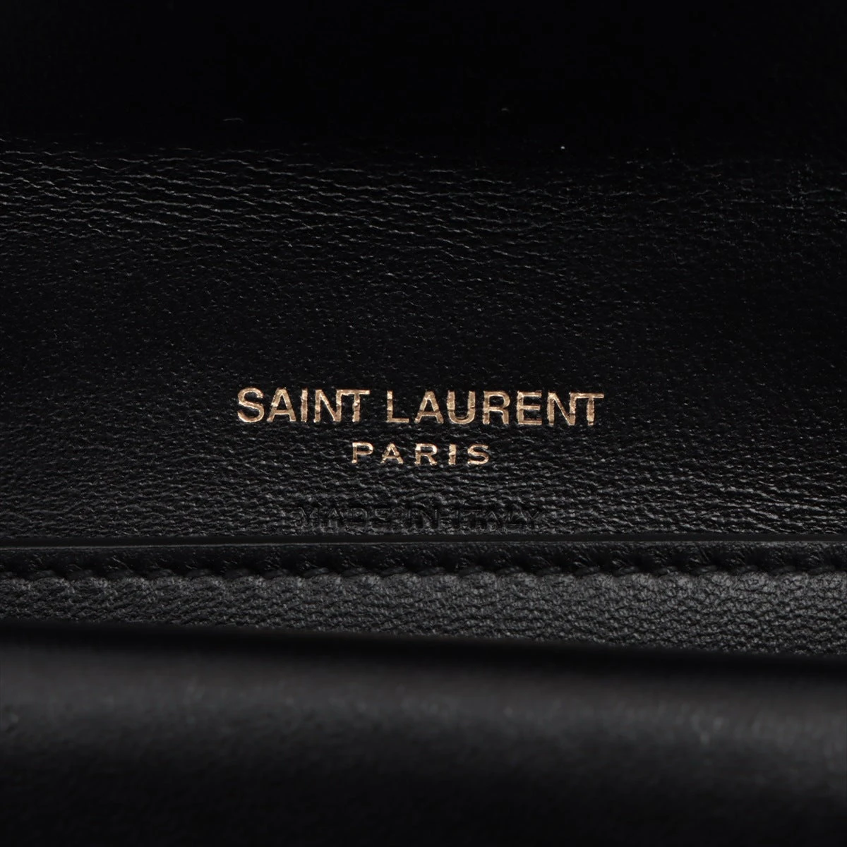 サンローラン モノグラム YSL GNC692061 レザー 財布 ブラック