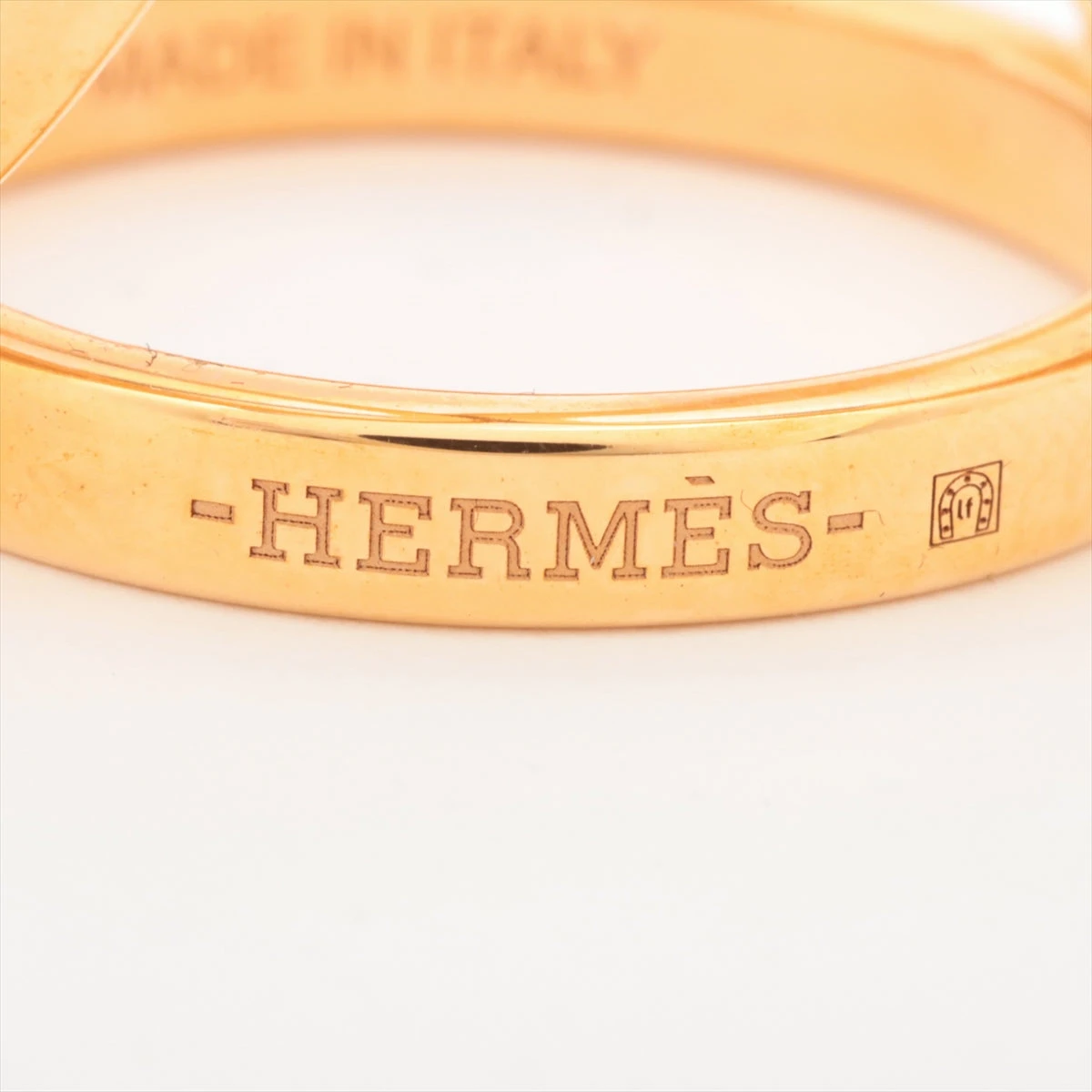 エルメス トリオ スカーフリング GP ゴールド A3433010｜中古