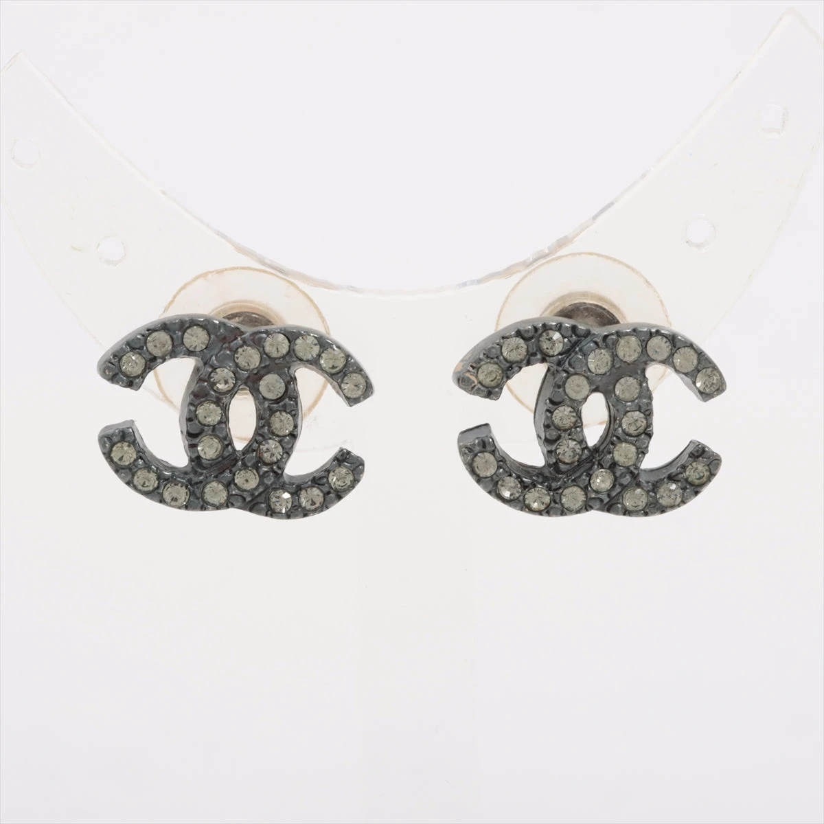 CHANEL ピアス(両耳用) 正規品ココマーク シャネル ココマーク ロゴ A23V ピアス(両耳用) ラインストーン