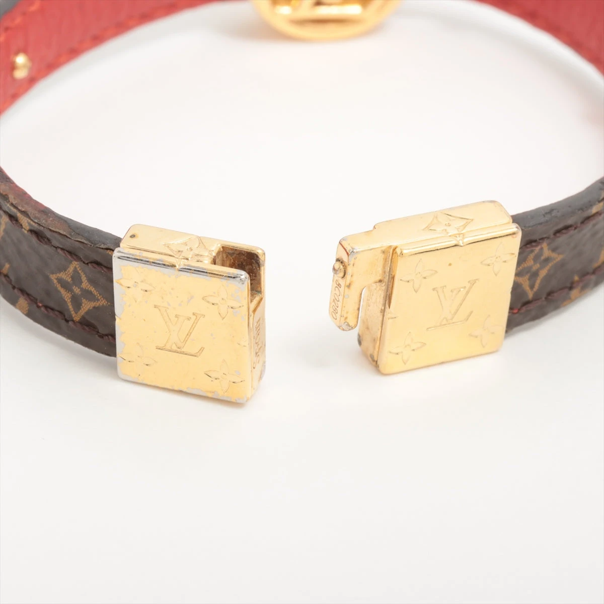 LouisVuitton ブラスレ・アーカイブ ダブル ヴィトン M6268F ブラスレ LVサークルリバーシブル BC0280