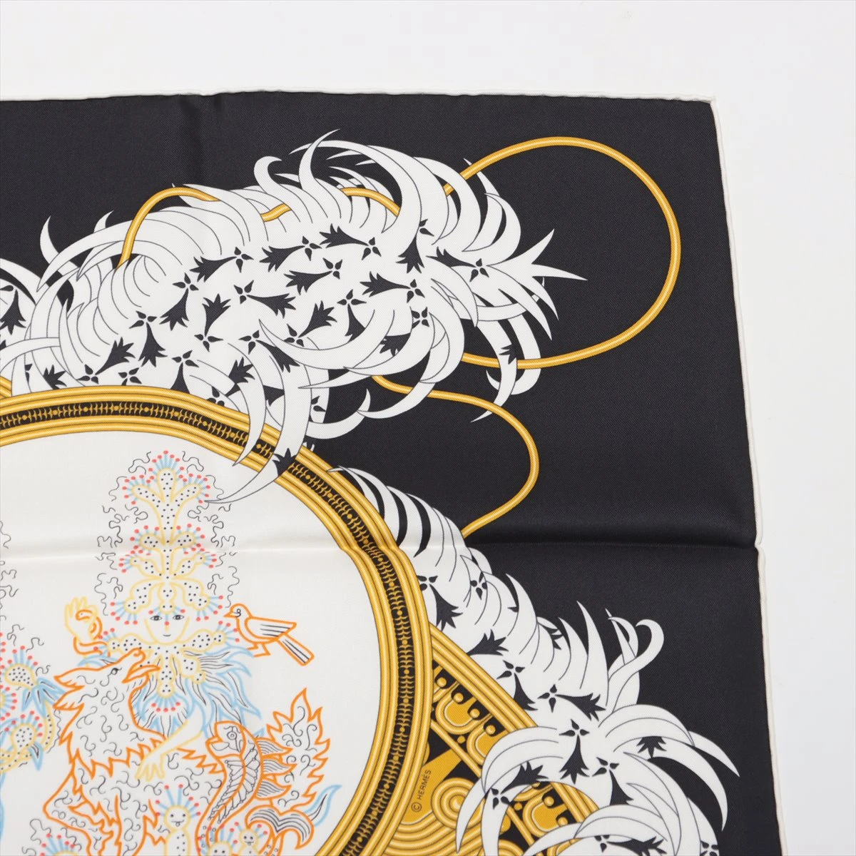 正式的 エルメス カレ90 スカーフ 刺繍が織りなす伝説 Brodee Legende 小物
