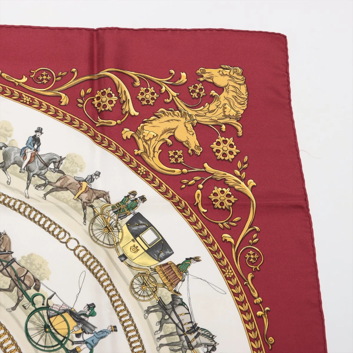 エルメス カレ90 LA PROMENADE DE LONGCHAMPS ロンシャンへの
