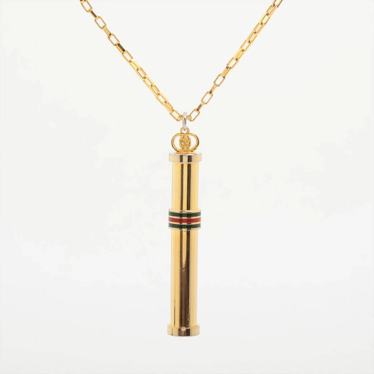 オールドGUCCI☆シェリーライン パフューム アトマイザー ネックレス グッチ シェリーライン ペンダント GP ゴールド パフューム