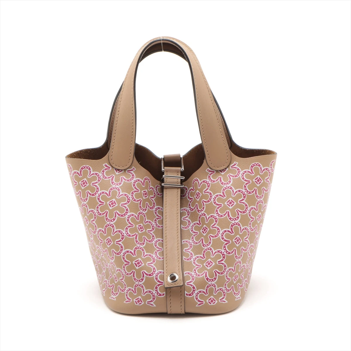 【緑デイジー×シルバー金具】HERMES ピコタンロック 14 ミクロ エルメス ピコタンロック14 ミクロ ラッキーデイジー スイフト