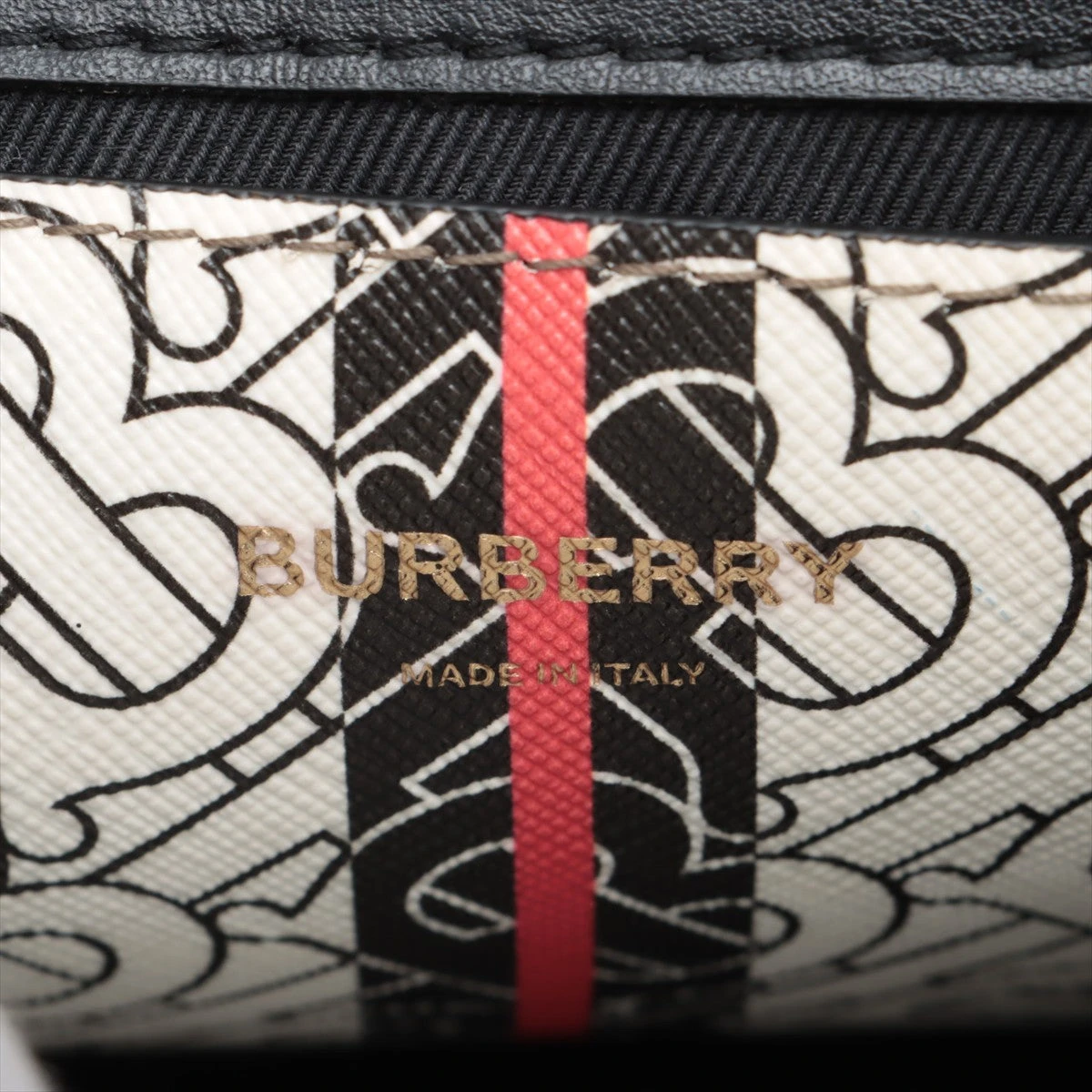 BURBERRYバーバリー　モノグラムストライプ　ボディバッグ バーバリー モノグラムストライプ PVC ショルダーバッグ