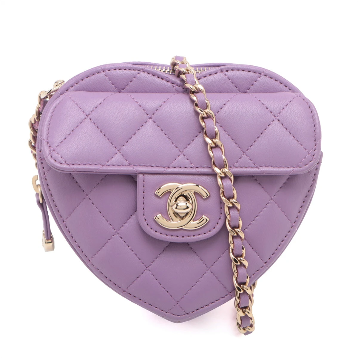 CHANEL ハート型チェーンバッグスカーフ 210.jpg