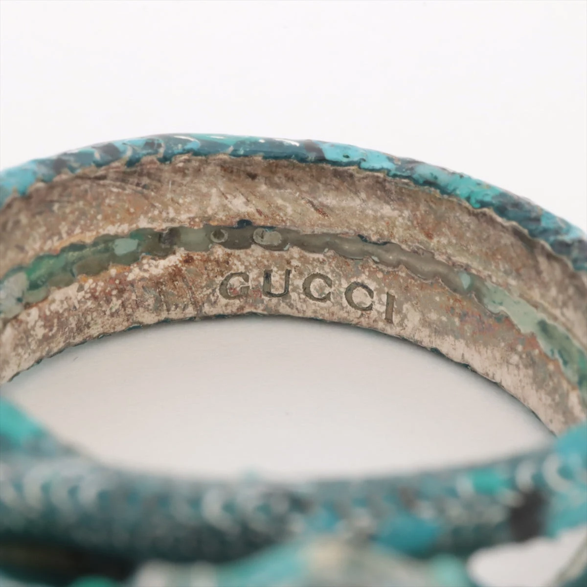 グッチ グッチガーデン スネークリング リング 15 925 10.0g  