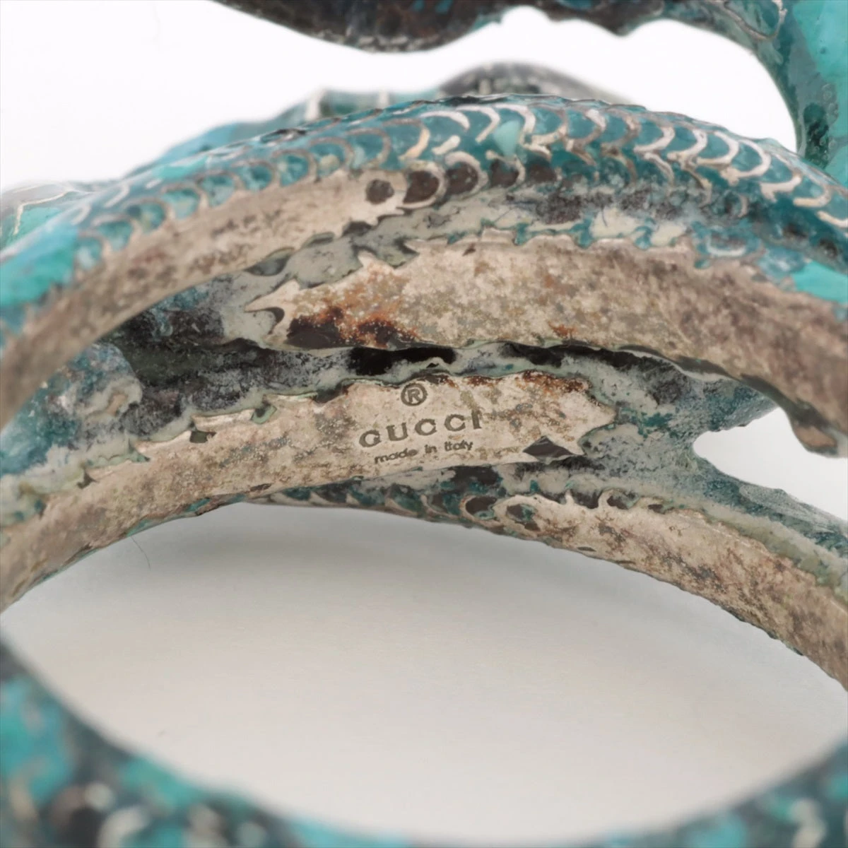 グッチ グッチガーデン スネークリング リング 15 925 10.0g  