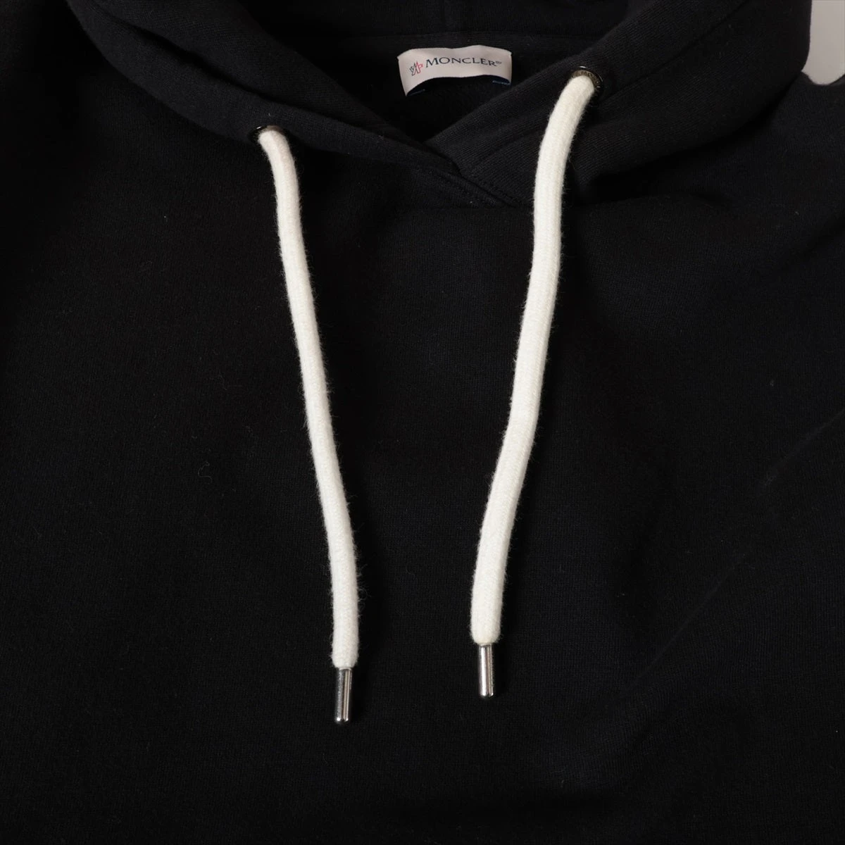 モンクレール 20年 コットン パーカー S レディース ブラック