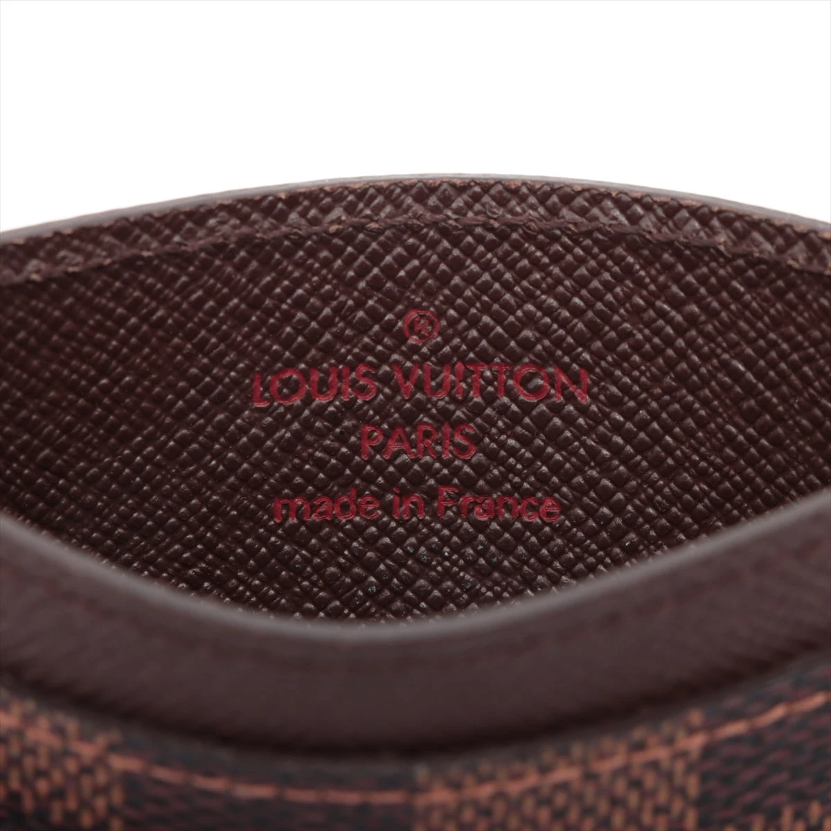 LOUIS VUITTON ダミエ ポルトカルトサーンプル N61722 カードケース ポルト カルト・サーンプル ダミエ・エベヌ｜ルイ