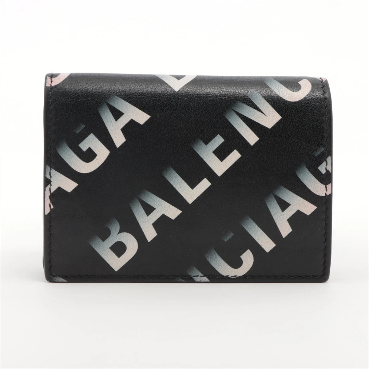 バレンシアガ ロゴ CASHミニウォレット 594312 レザー コンパクト