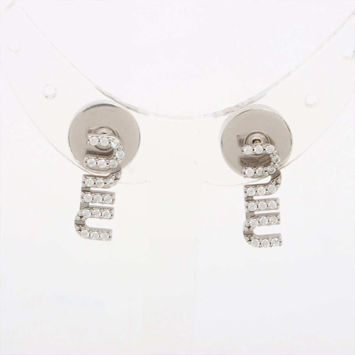 MIUMIUピアス新品未使用⭐️証明書付き ミュウミュウ Miu Miu MIUMIU ピアス 5JO912 2F6T ロゴ （F0002