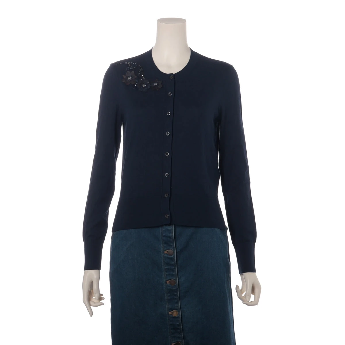 AOURE アウール 未使用品 コットンカーディガン サイズL ブラック ATON - 【残り一点】Wool Washi Oversized Cardigan | ACRMTSM