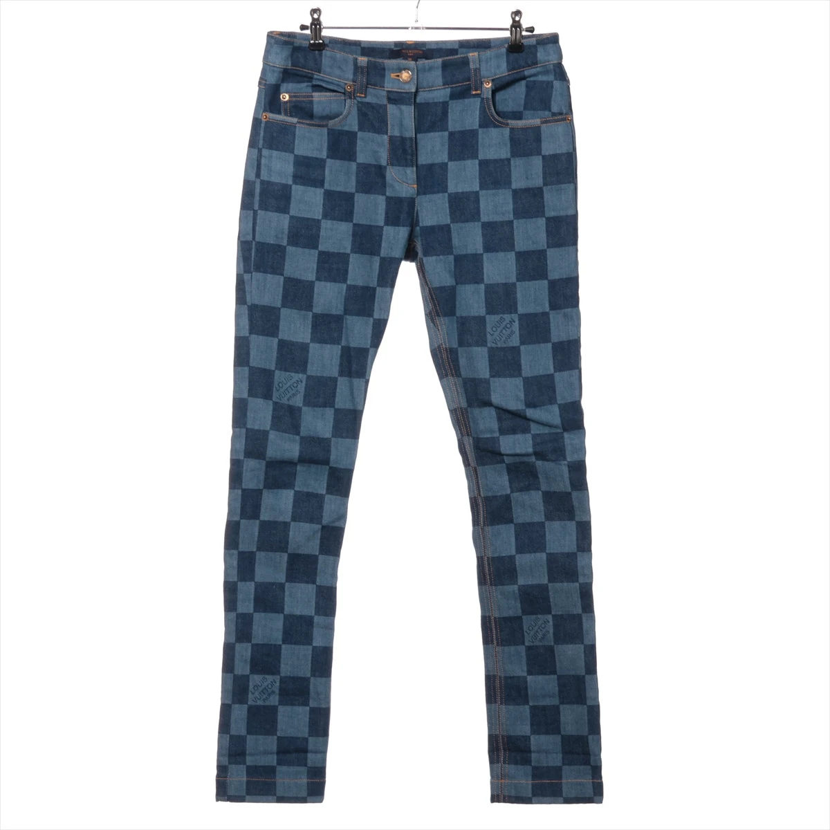 極美品 LOUIS VUITTON ダークブルーデニム 36 S~M イタリア製 極美品 LOUIS VUITTON ダークブルーデニム 36 S~M イタリア製