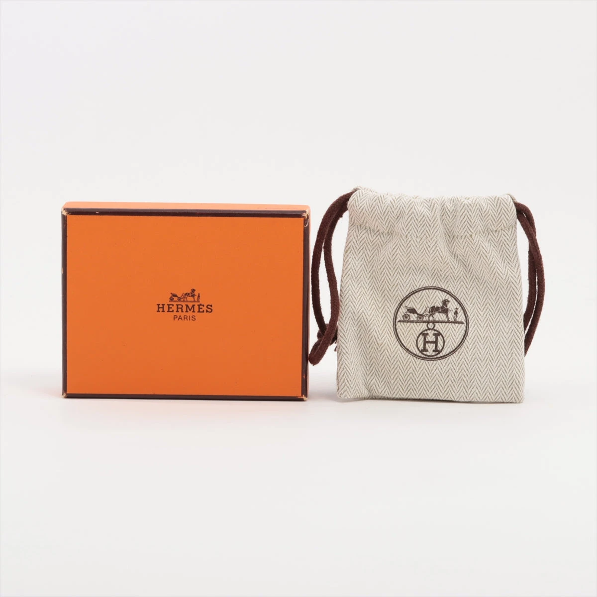 名東】【HERMES】エルメス ピアス アヴァ バッファローホーン