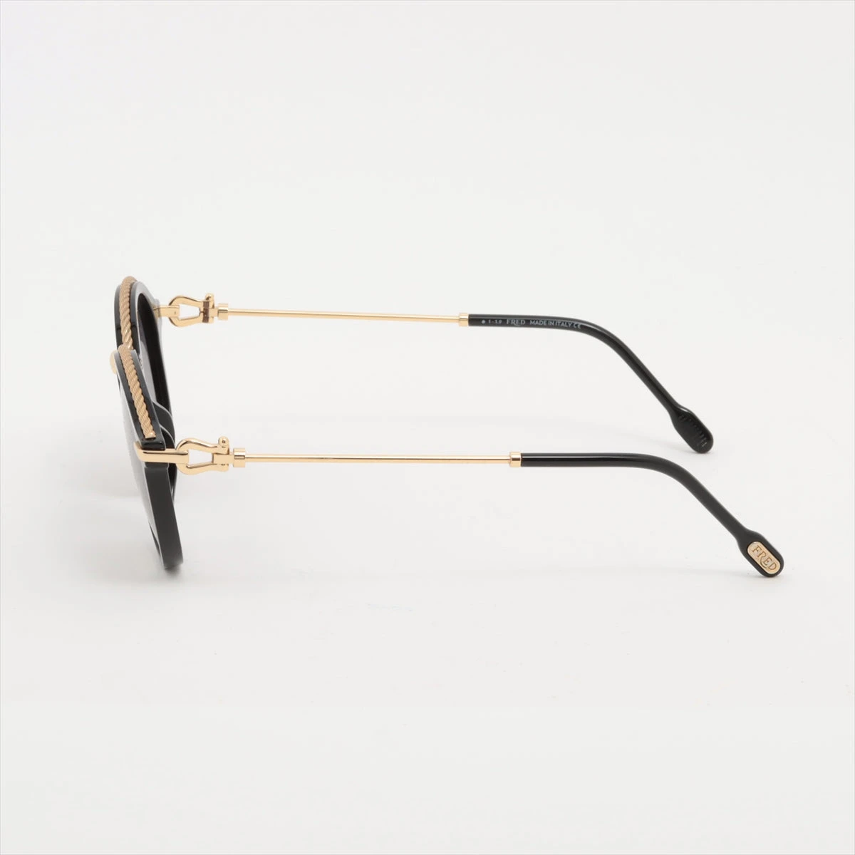 ★定価113,000円★新品/正規品★FRED フォース10 サングラス フォース10サングラス ブラックレクタングル - Fred Paris