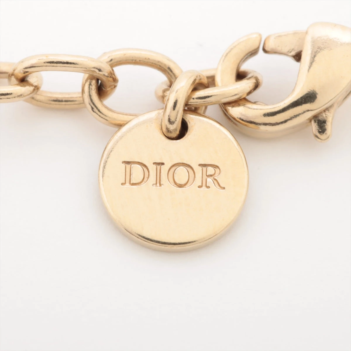 クリスチャンディオール Dior ロ ゴネックレス GP フェイクパールゴールド Christian Dior - 【5jgb0413】クリスチャンディオール