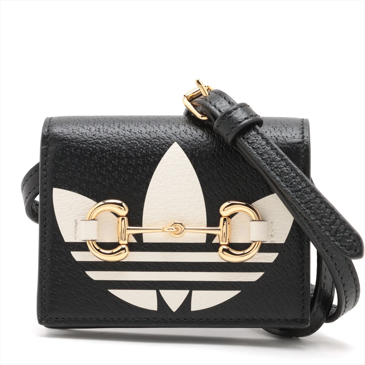 グッチ×アディダス ホースビット1955 レザー ショルダーウォレット  