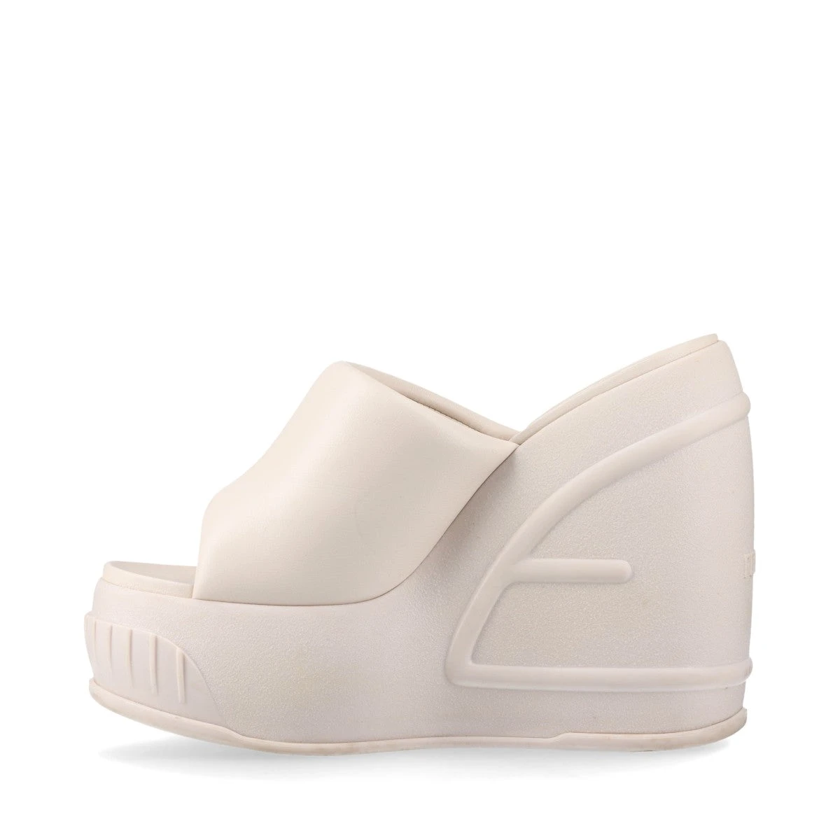 フェンディ レザー×ラバー サンダル 35 レディース ライトピンク