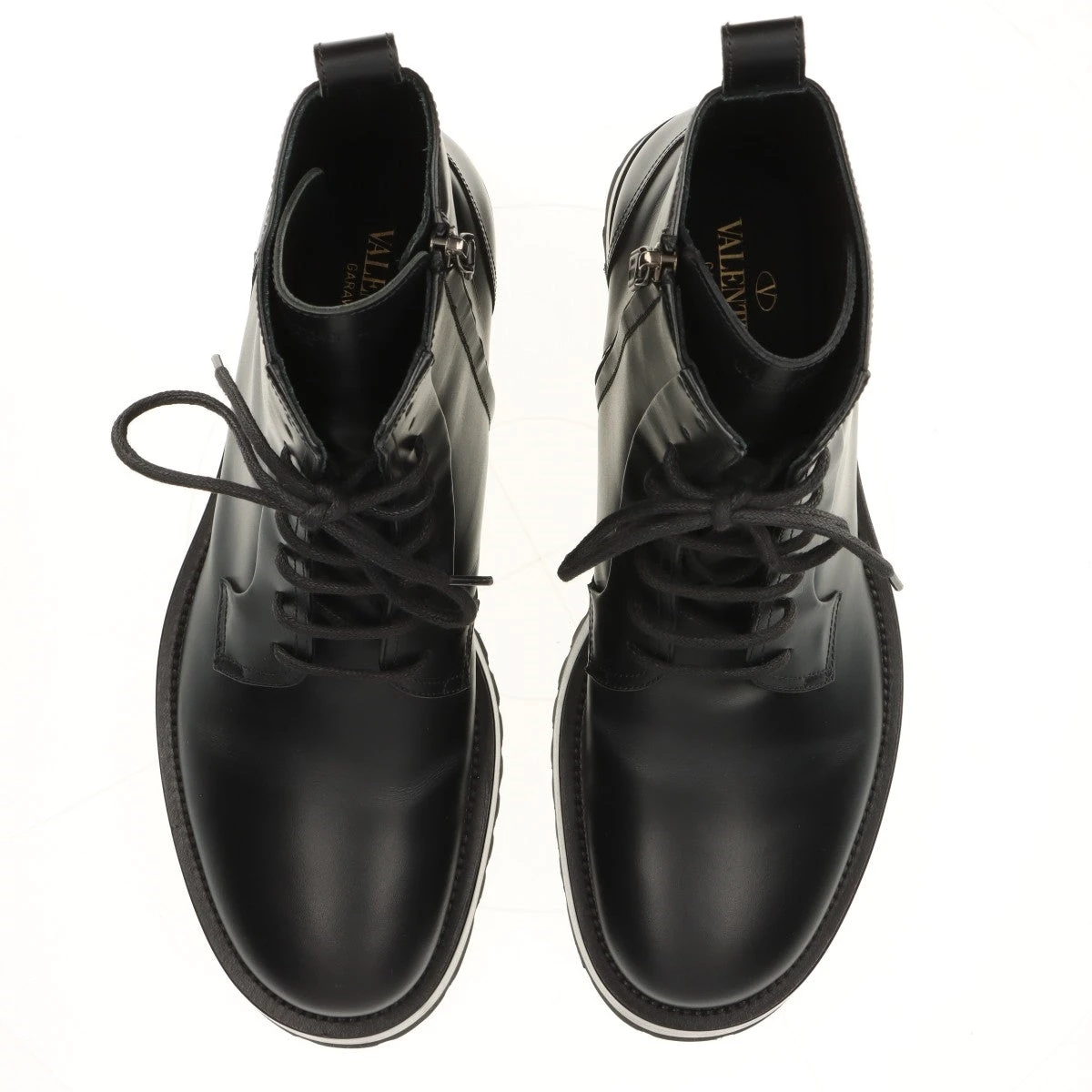 ヴァレンティノガラヴァーニ レザー ショートブーツ 43 メンズ