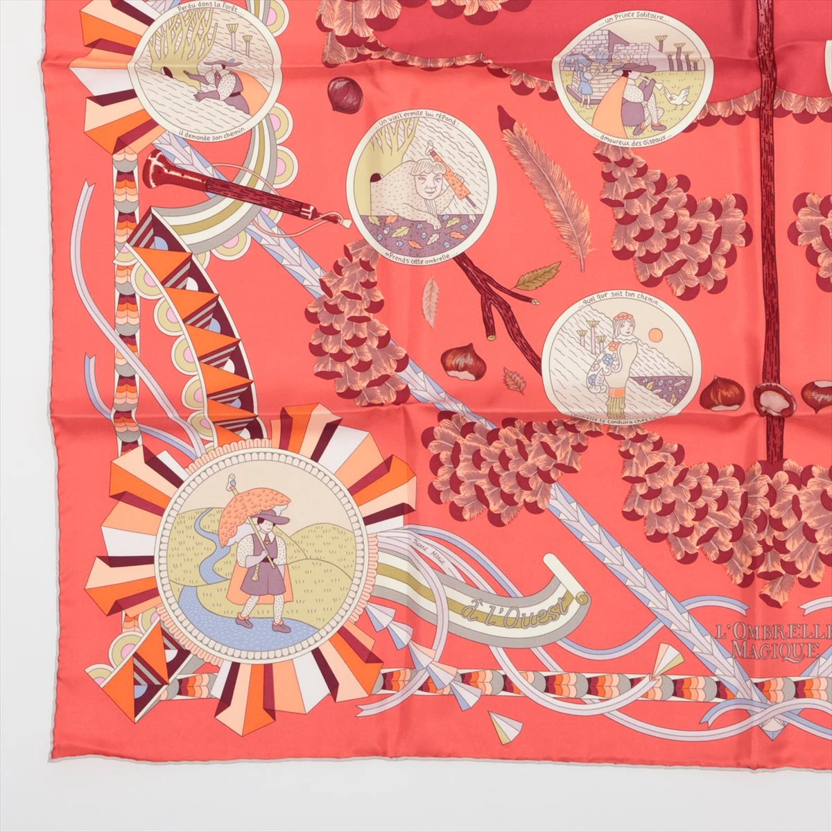 【美品】HERMES エルメス カレ90 シルク スカーフ 魔法の杖傘 楽天市場】【エルメス】Hermes カレ90 シルクスカーフ L