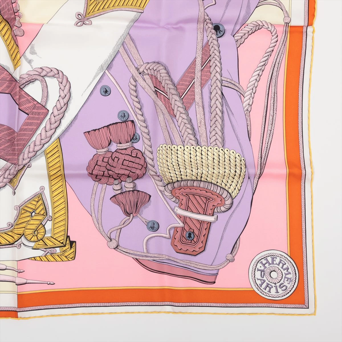 エルメス カレ90 ZOUAVE ET DRAGONS ズアヴとドラゴン スカーフ