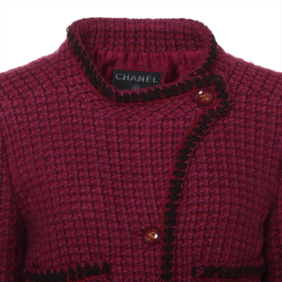 シャネル ジャケット パープル レディース 38 CHANEL（ジャケット
