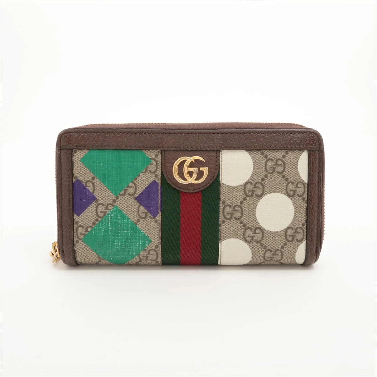 グッチ オフィディア GGスプリーム ラウンドファスナー長財布 523154