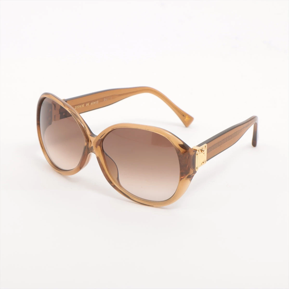LOUIS VUITTON Sunglasses Z0283E Gold Gradation Brown Glitter