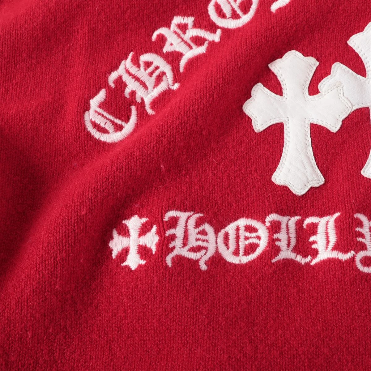 ぴ*ん様 アローズ購入 新品 sizeXL クロムハーツ 袖ロゴ刺繍 カシミアニ 最新入荷 ❤️CHROME HEARTS ジップアップスーパーコピー