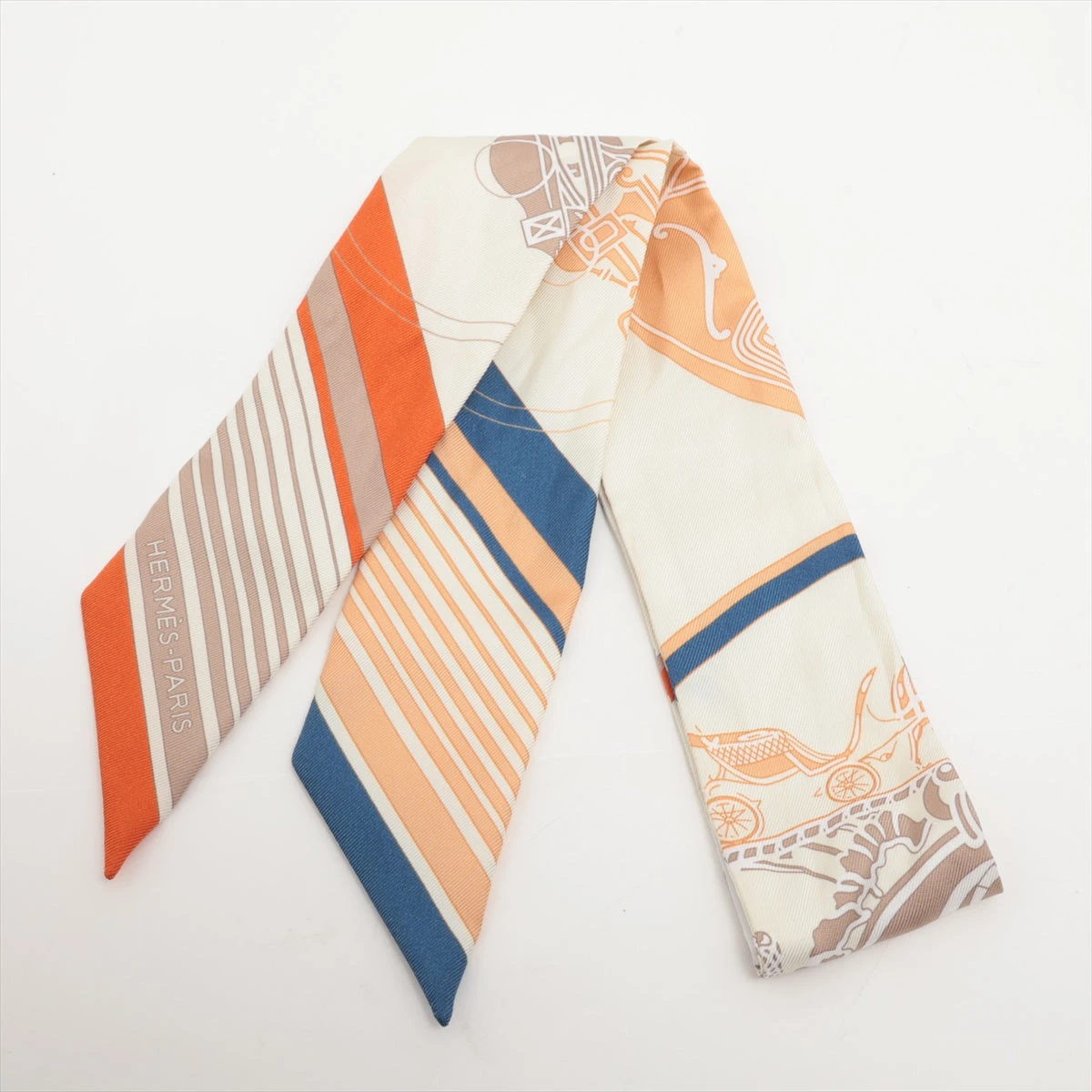 エルメス HERMES ツイリー エクスリブリス ベージュ 人気