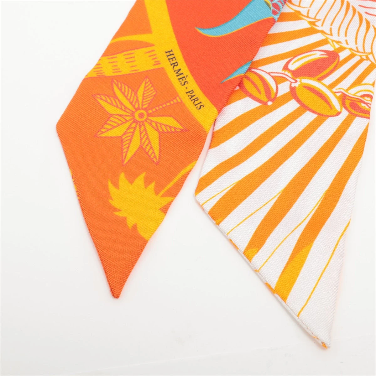 ⭐️良品⭐️ エルメス 不死鳥の神話 ツイリースカーフ レッド エルメス ツイリー Mythiques Phoenix Coloriage 不死鳥の神話