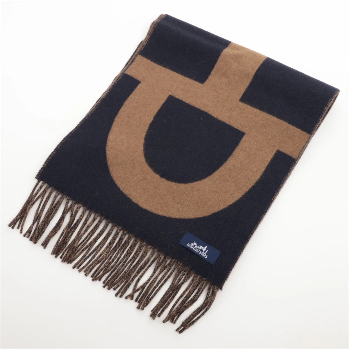 HERMES エルメス スヌード、ネックウォーマー アルパカ シルク